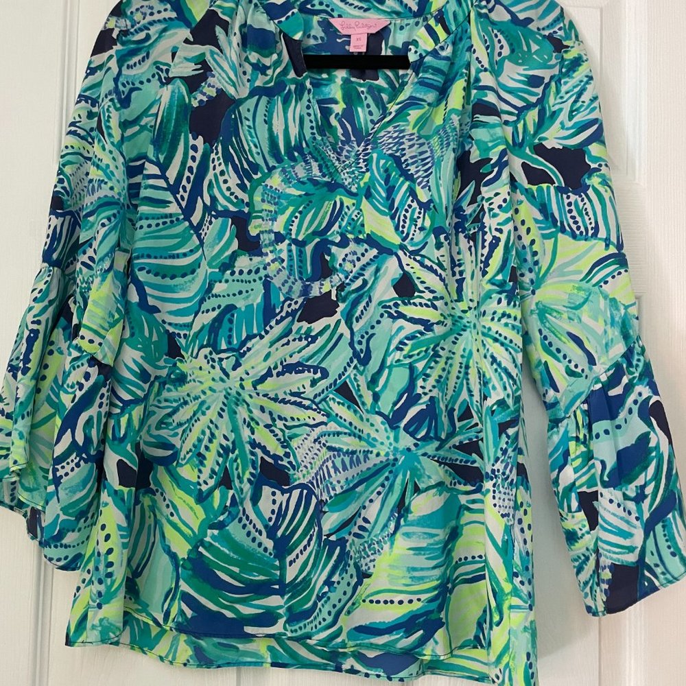 Lilly Pulitzer Flutter Top Shirt